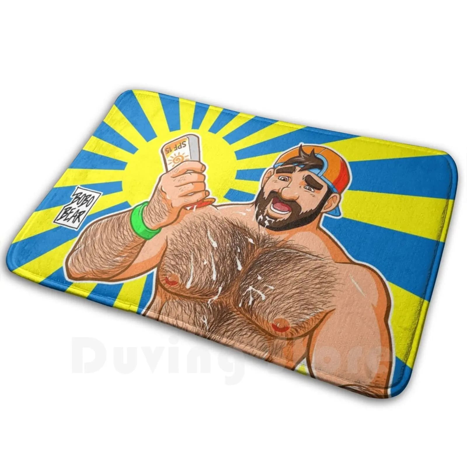 Adam piace il sole lozione tappetino tappeto tappeto tappetini antiscivolo camera da letto Bobobear Bobobearart Bobo Bear Bobo Nisi Bear Bear