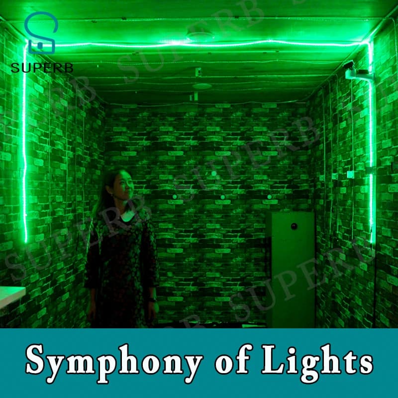 L'oggetto d'aria per la fuga nella vita reale Il prop Symphony of Lights mostra un effetto musicale o di illuminazione per il puzzle del gioco della stanza di fuga