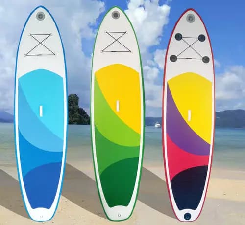2025 Nuovo design personalizzato pieghevole gonfiabile Sup Stand Up Paddle Board iSUP Air Board per kayak pesca yoga surf
