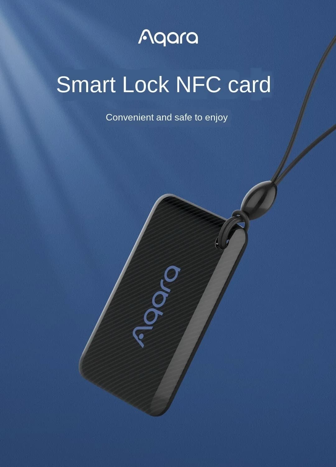 Aqara Smart Door Lock Supporto scheda NFC Aqara Smart Door Lock N100 P100 Series App Control EAL5 + Chip NFC Card per la sicurezza domestica