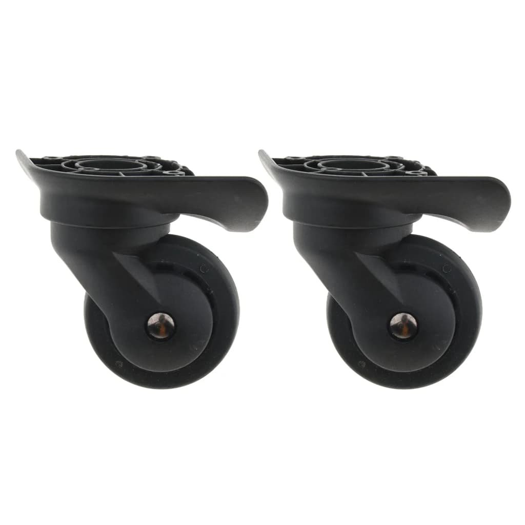 1 Pair Valigia Ruote Girevoli Ruote per il Sacchetto di Ricambio di Riparazione A52-Size Bagaglio di Ricambio Ruote Universale Girevole Ruote