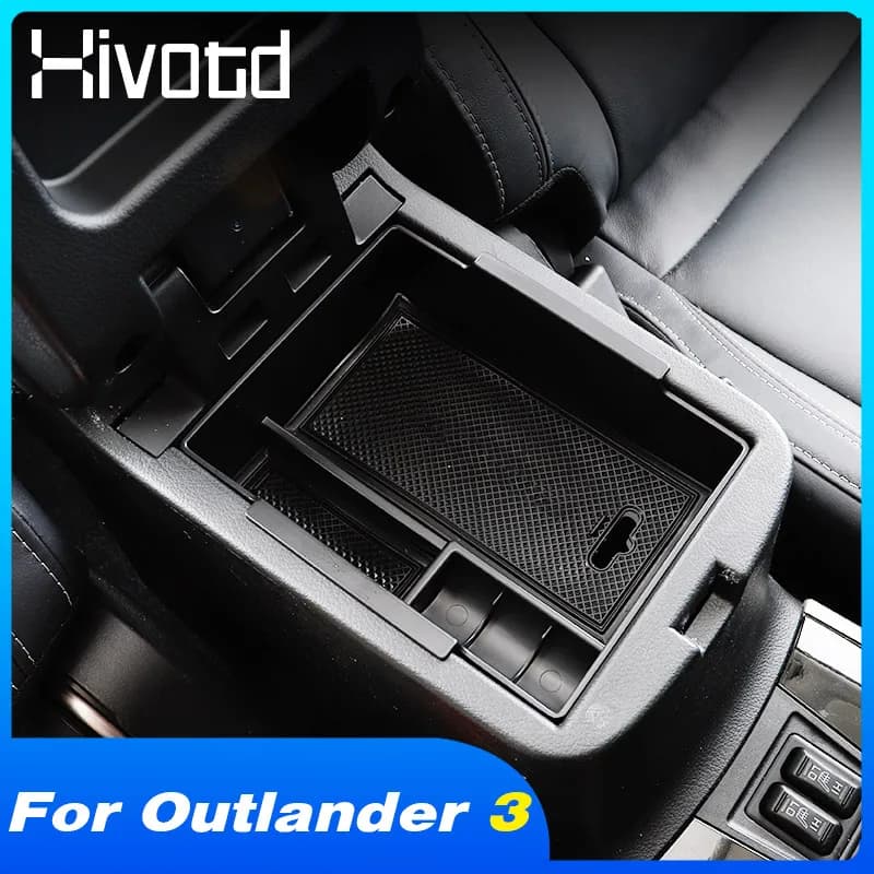 Auto Bracciolo Centrale Scatola di Immagazzinaggio Del Telefono Occhiali Titolare Organizzatore Contenitore Accessori Interni Per Mitsubishi Outlander 3 2016-2022
