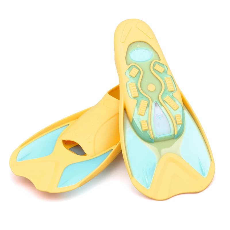 Girs /Boys Short Light Swim Diving pinne Snorkeling pinne per piedi pinne per immersioni per bambini attrezzatura per il nuoto per principianti Dropship portatile