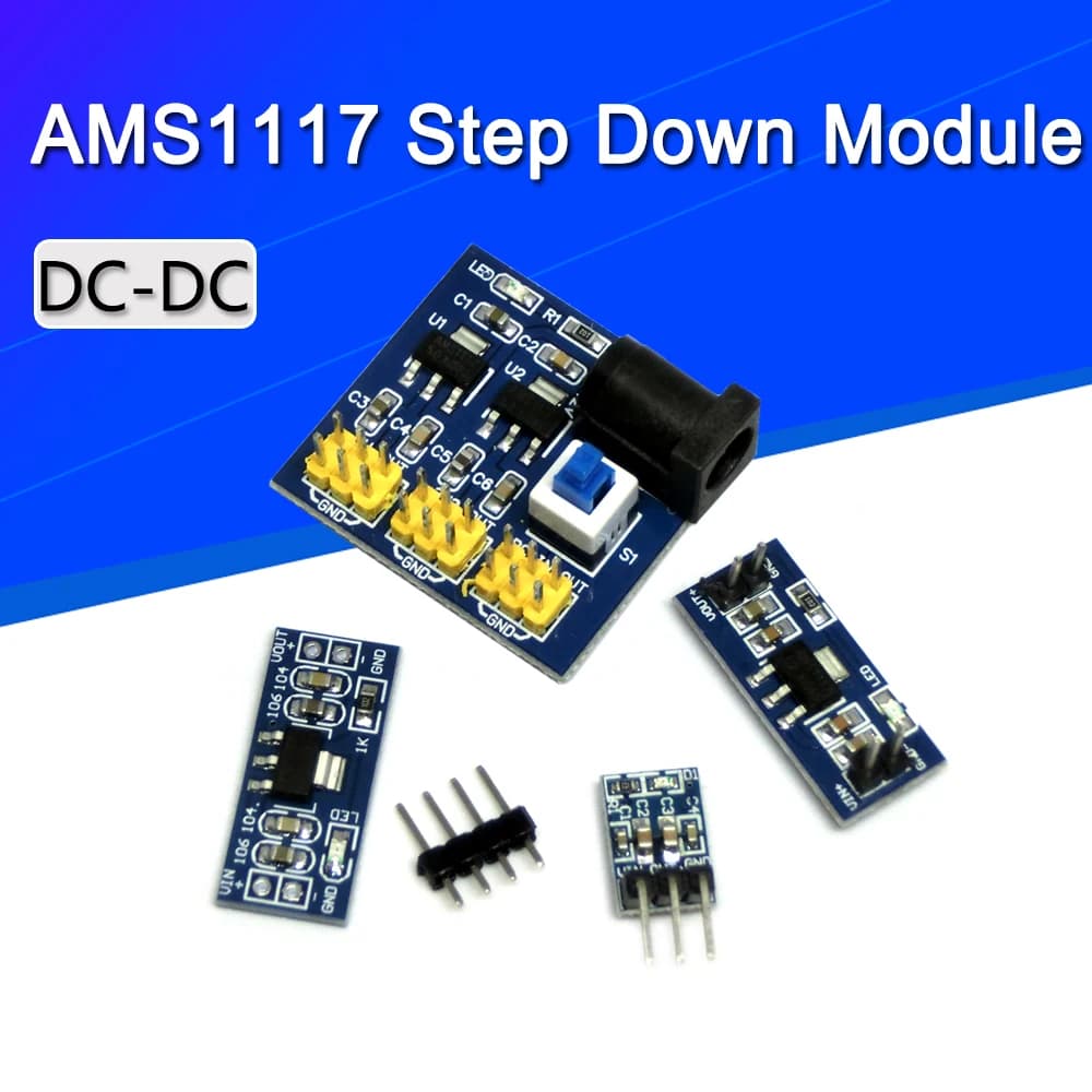 LM1117 AMS1117 4.5-7V turn 3.3V 5.0V 1.5V DC-DC Step down Power Module For Arduino bluetooth Raspberry pi