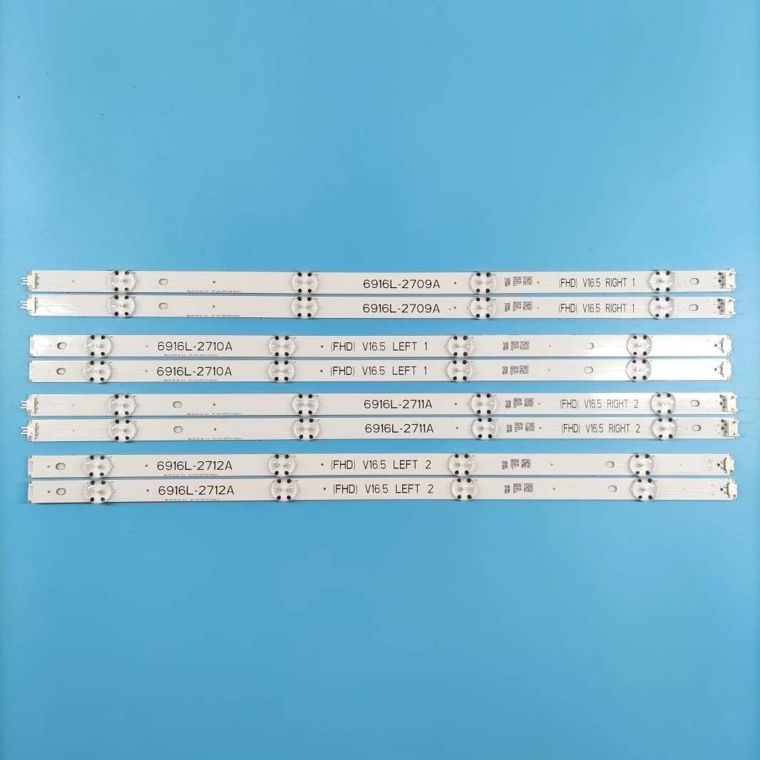 Striscia di retroilluminazione a LED per 49 pollici TV 49UH651V LC490DGE 49UH6500 49UH603V 49UH620V 6916L-2707A 6916L-2708A 6916L-2705A 6916L-2706