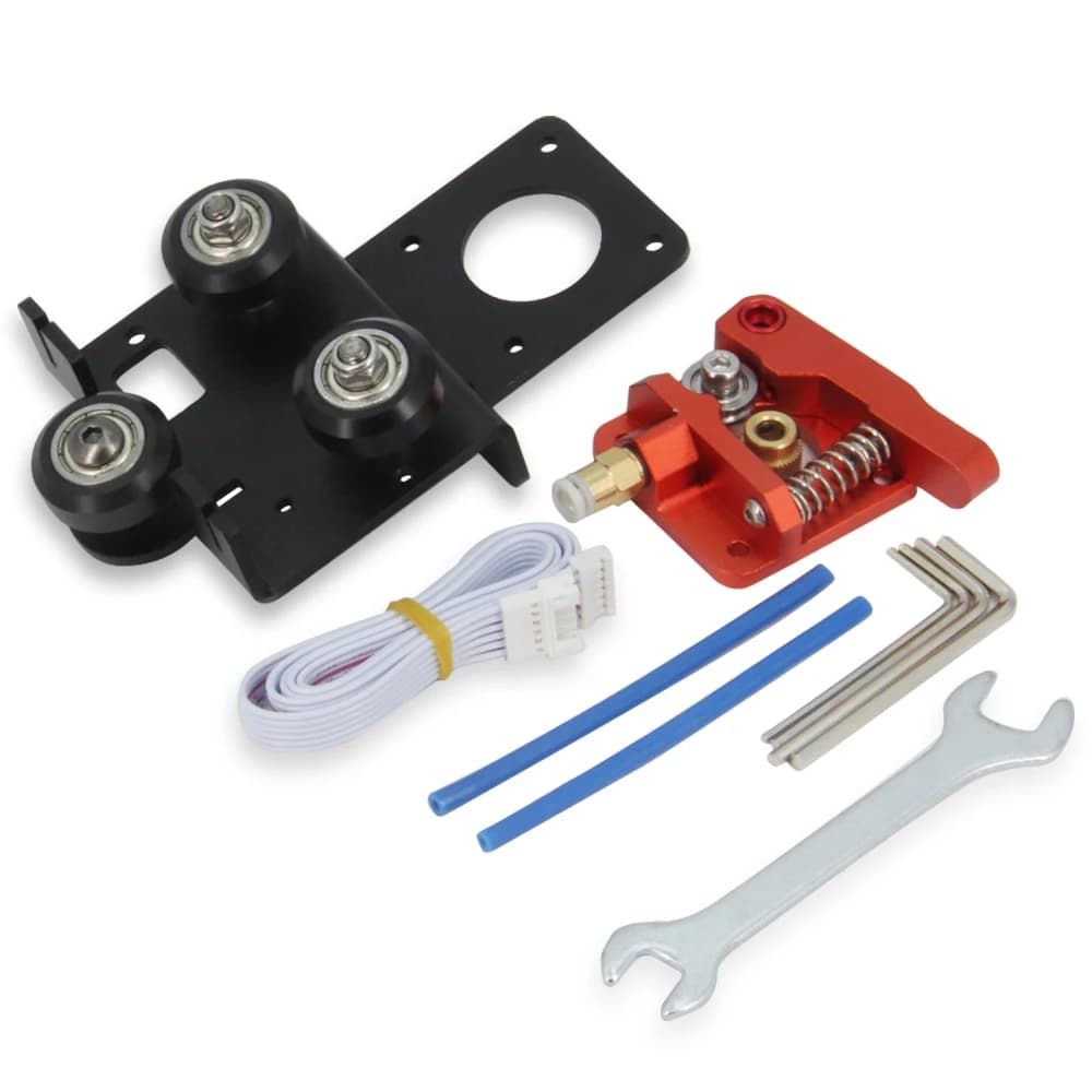 Upgrade Direct Single / Dual Gear Extruder Support Plate Kit, Easy Print Flexible Filament for Ender3,Ender 3 V2,CR10 3D Printer