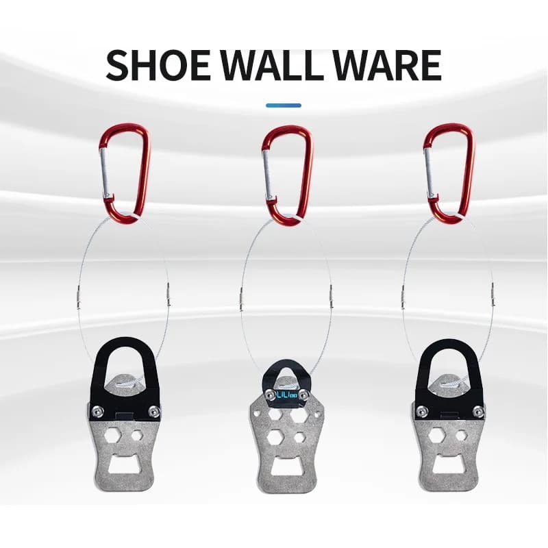 Cycling Shoes Mount Wall Ware ​Portable Hanger Wall Hook Shoe Rack For MTB Road Bike SPD SM-PD22 KEO Pedal Cycling Shoes Cleat