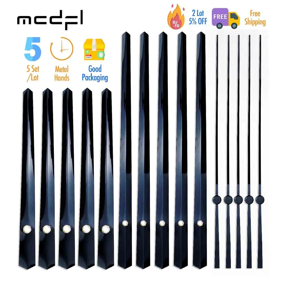 MCDFL Wall Clock Mechanism Clock Hands for Clocks Arrows Set Now Minute Second Hand Mechanism Uhr Quartz Arm Mechanical Parts
