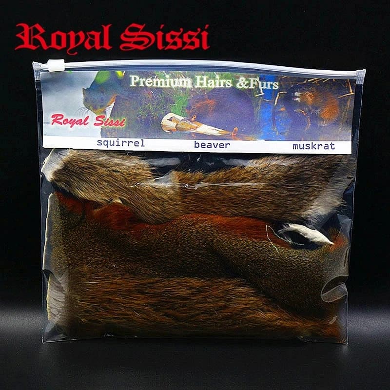 Royal Sissi ha selezionato peli corti e pelosi combinati che legano i capelli e le setole della pelle di scoiattolo castoro e muskrat capelli del corpo con peli di protezione