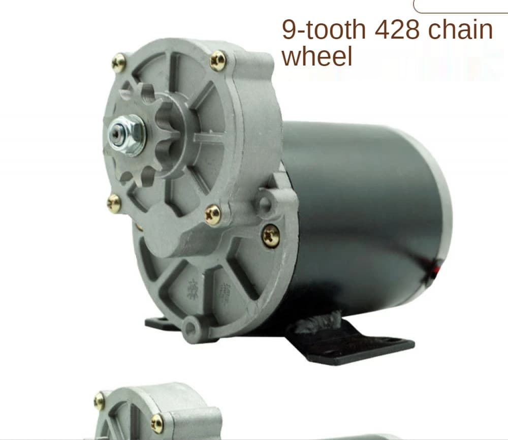 Motore DC 12V/24V 500W Castagna Fritto Arachidi Frutta Secca 200 giri/min Motore di Fertilizzazione a Coppia elevata