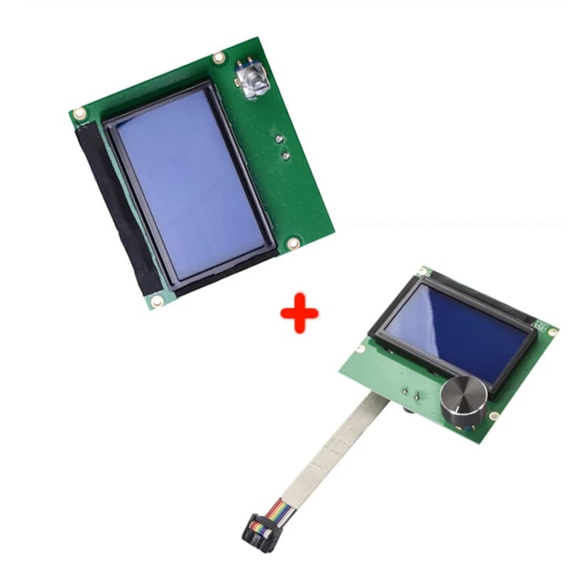 Schermo della stampante 3D Koonovo 12864 Display schermo LCD accessori per schede di controllo intelligenti per stampanti Ender 3/CR-10/10S/S4/S5