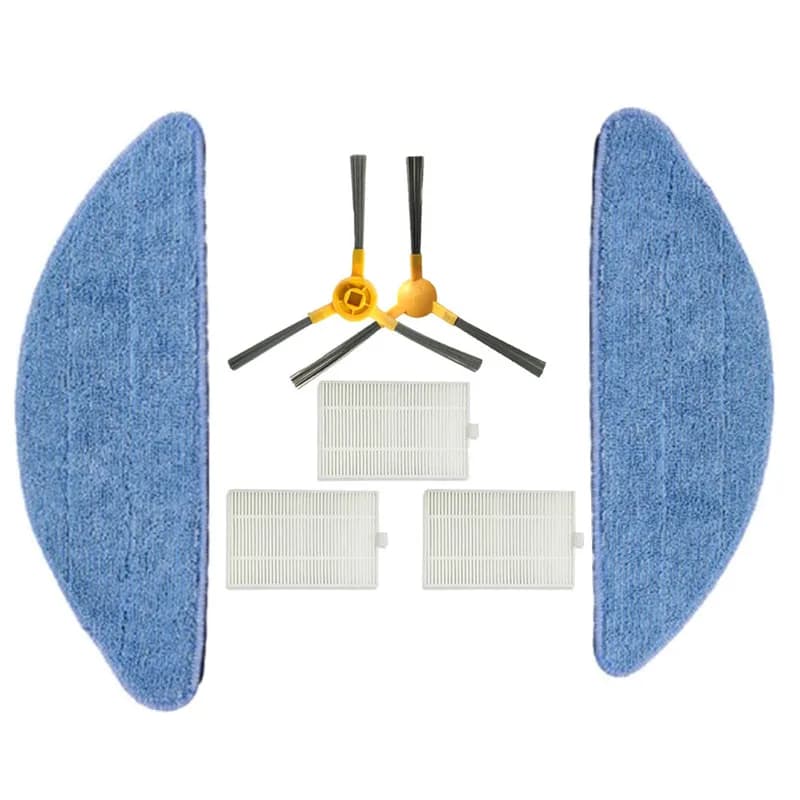 Mop Cloths Side Brush HEPA Filter For Proscenic 800T Vacuum Cleaner Parts Accessories