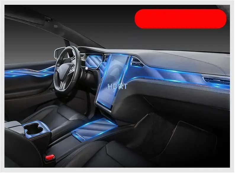 Per Tesla Model X 2016 2017 2018 2019 2020 TPU Dashboard schermo di navigazione pellicola protettiva adesivo elastico resistente all'abrasione
