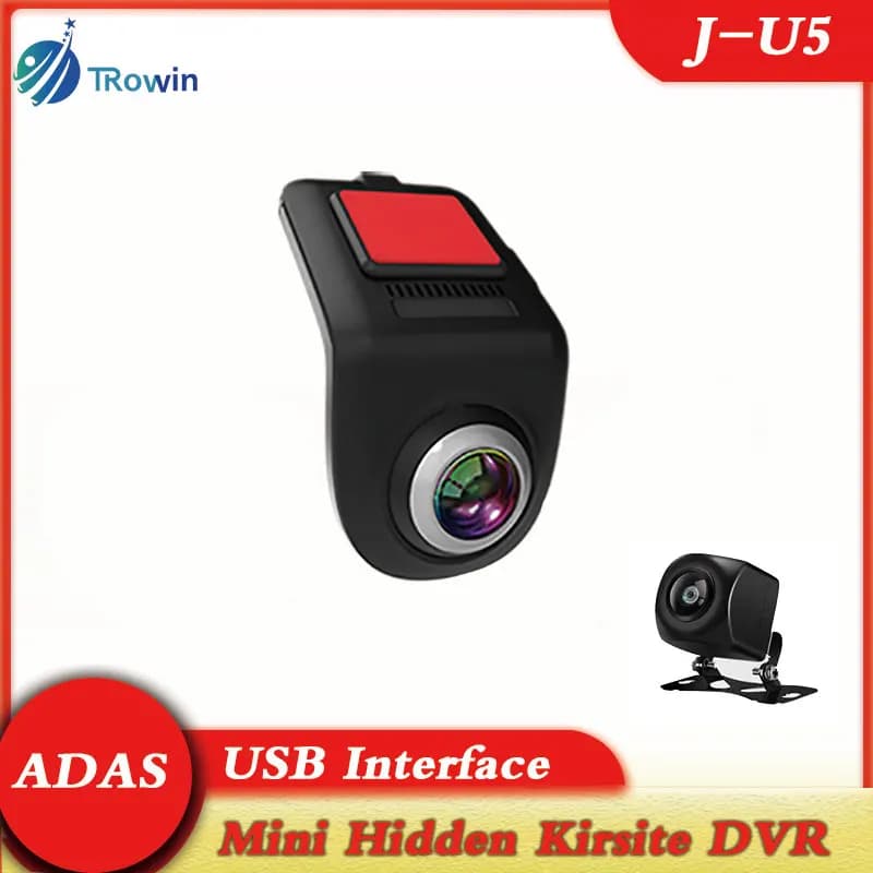 HD Dash Cam Car USB ADAS DVR speciale per lettore multimediale Android videocamera AHD a doppia lente videoregistratore frontale visione inversa