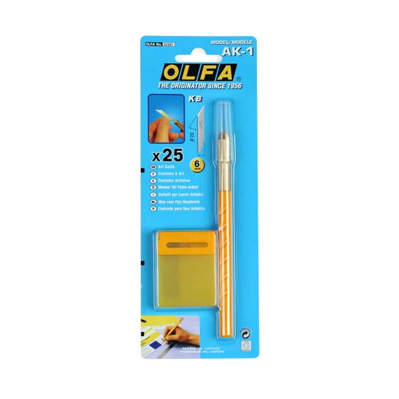 Prodotto IN giappone OLFA Standard art penna fissa lama coltello AK-1 incluso 25 lame o 5 lame