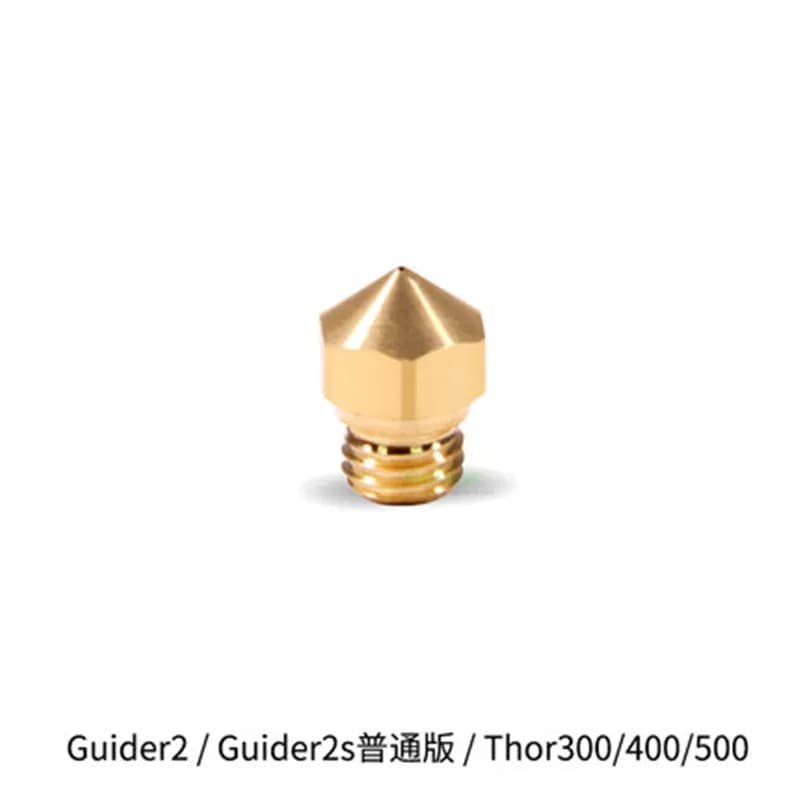 1 pc Brass Ugello 0.2mm 0.3mm 0.5mm 0.6mm 0.8mm Flashforge Guider II 2S Standard Version/Tor300/400/500 3D Printer Parts