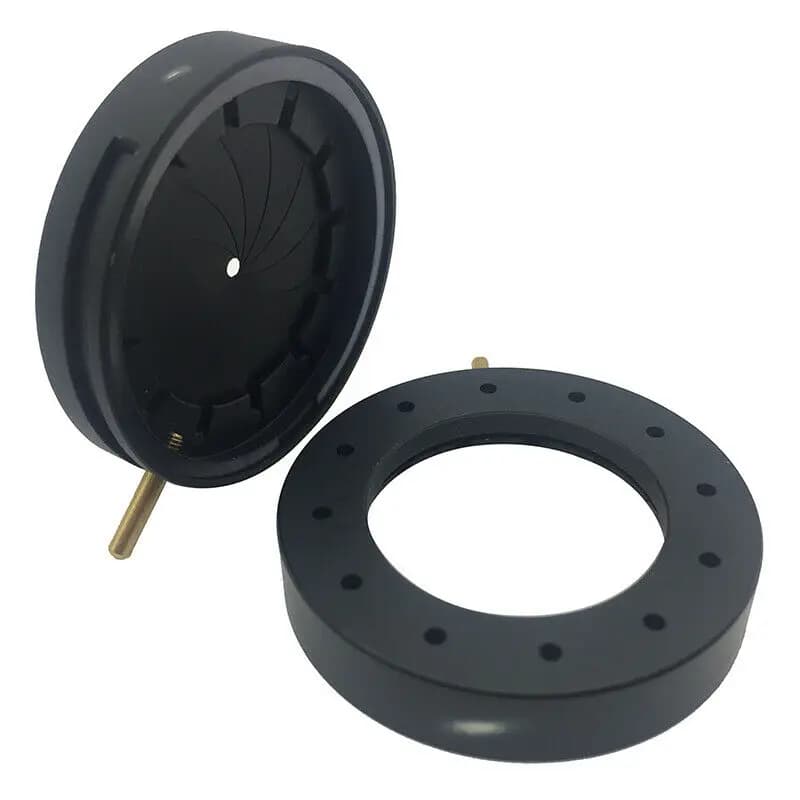 Accessori per microscopio con adattatore per microscopio per fotocamera digitale con condensatore di apertura a diaframma ottico con zoom in metallo per obiettivo della fotocamera