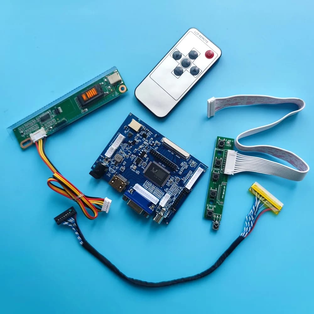 Kit di lavoro per B154EW02 1280X800 LCD 15.4 "2AV HDMI VGA Scheda controller kit driver schermo remoto pannello monitor FAI DA TE LVDS