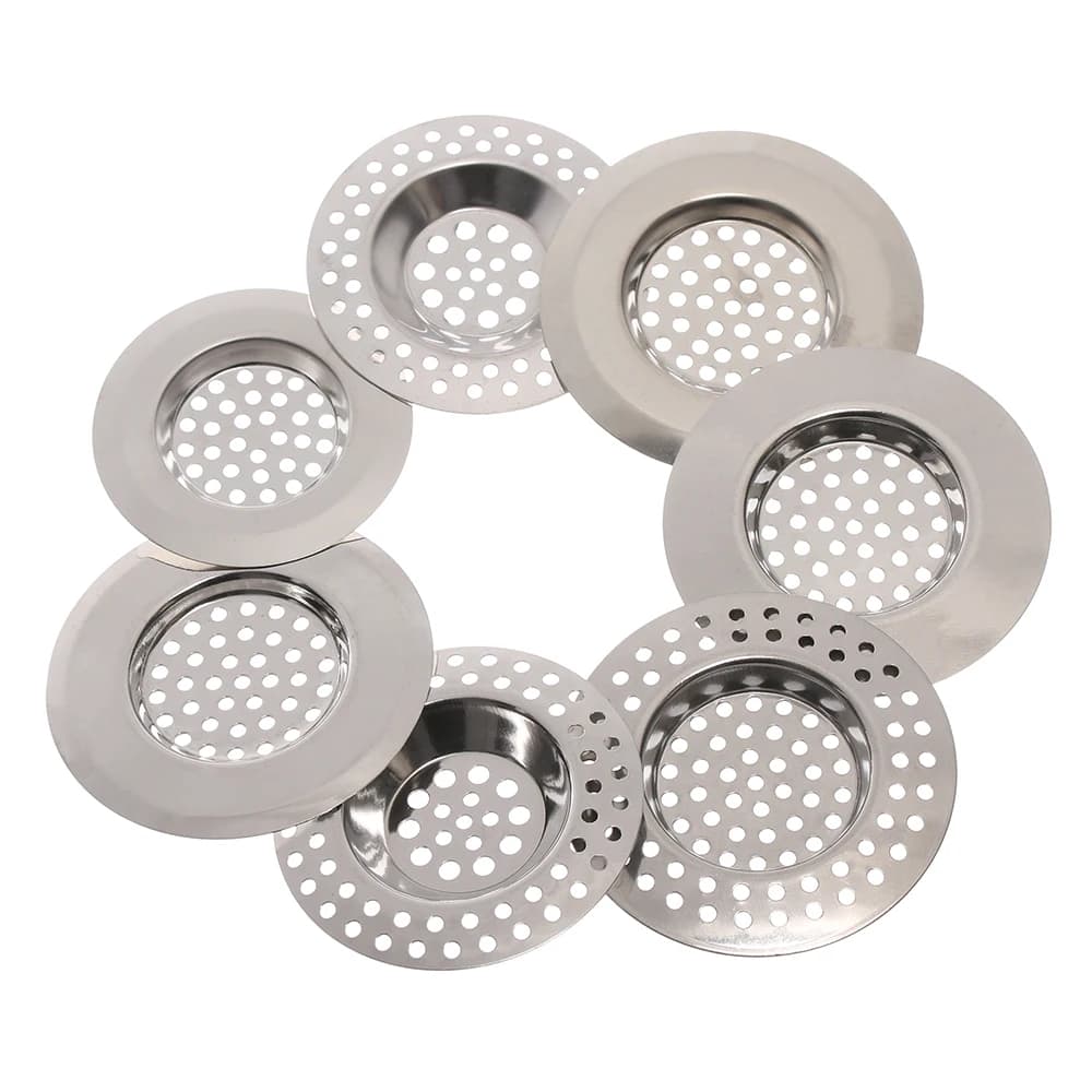 2 pieces filter bathtub drain hair cleaning filter trap kitchen sink filter with large wide edge Catcher cap cap wholesale