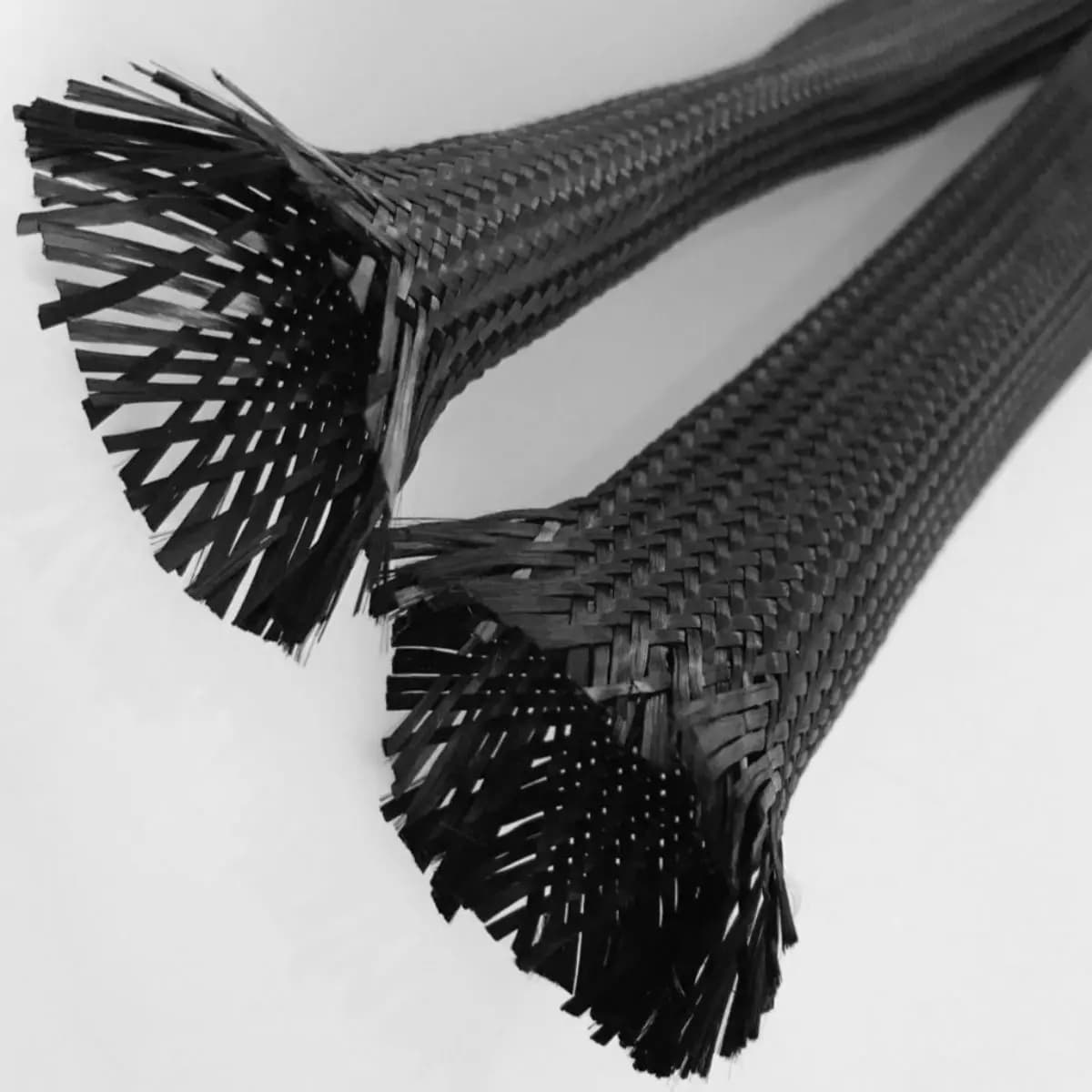 3K Carbon Fiber Braided Sleeves for Heat Resistant Wire Protective Cover Ball Stick Repair