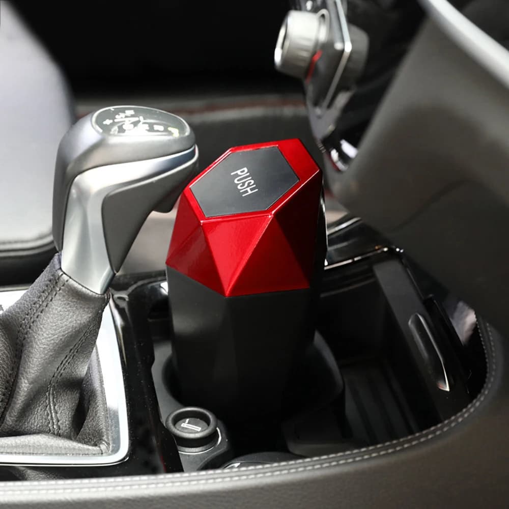 Mini bidone della spazzatura per auto automobilistiche, casa, camera da letto, ufficio, a prova di perdite, bidone della spazzatura per auto, bidone della spazzatura per auto portatile con coperchio