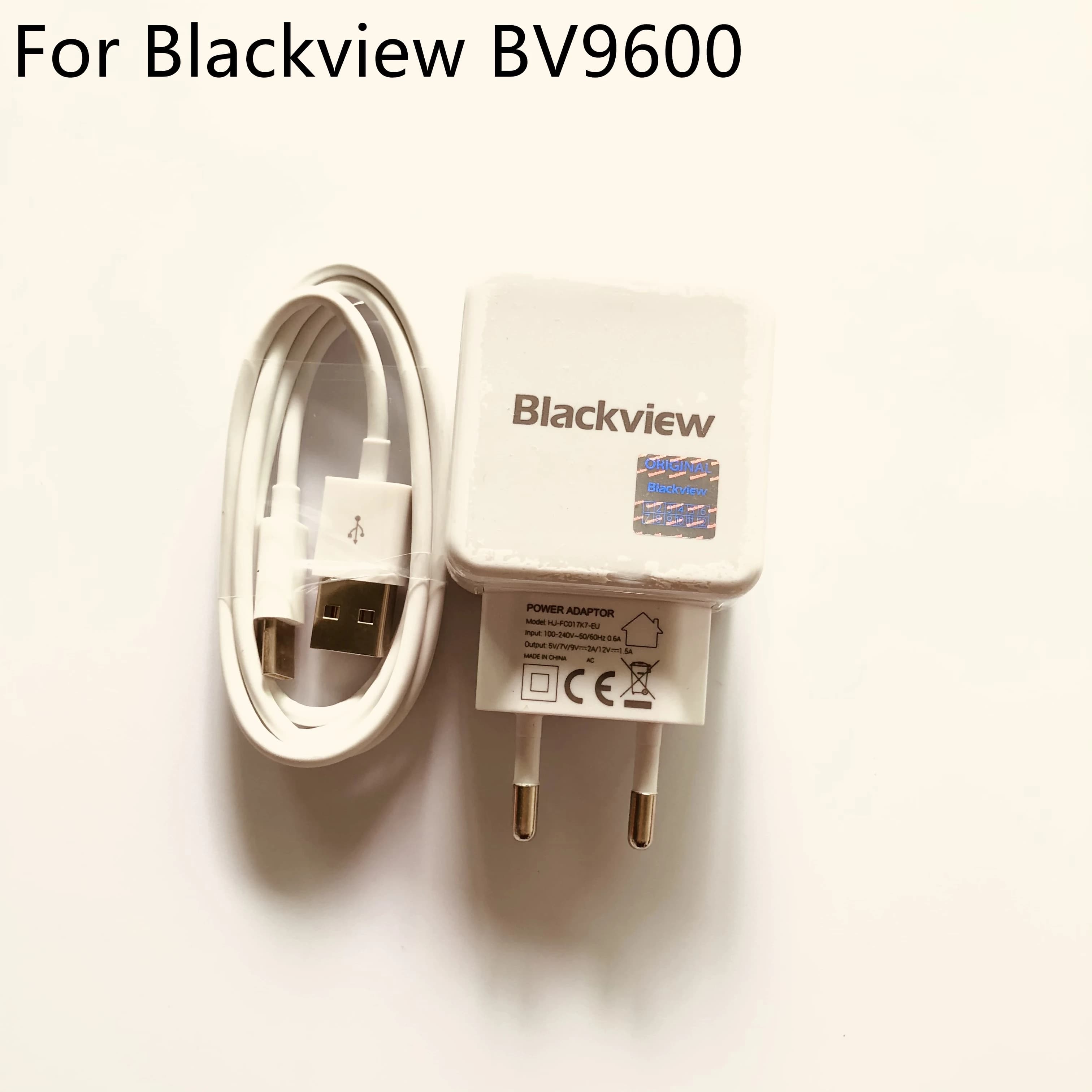 Blackview BV9600 Original New Travel Charger + Type-C Cable For Blackview BV9600 MTK6771T 6.2" 2248*1080 Smartphone