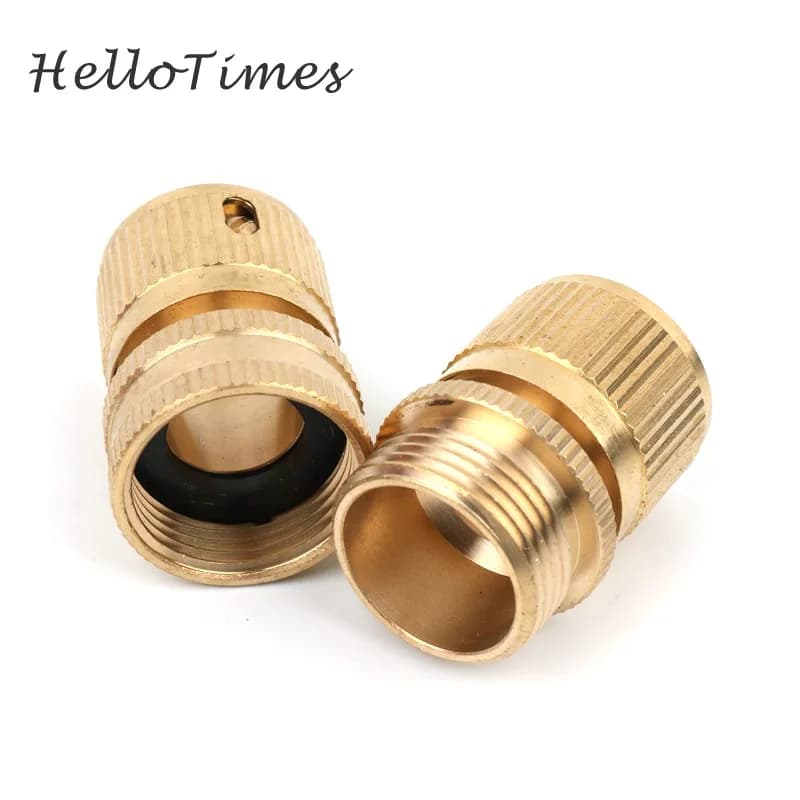 1pc In Ottone 3/4 "Filo Connettore Rapido Giardino Connettore Pistola Ad Acqua di Lavaggio Auto Macchina Maschio/Femmina da 3/4" 16 millimetri Tubo Adattatore