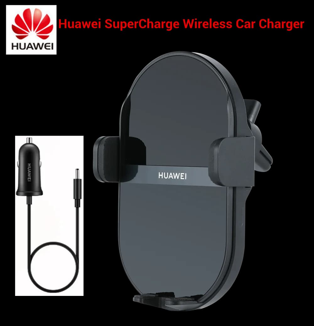 Huawei SuperCharge 50W Max Intelligent Car Charger Sensor on both sides Fast Cooling Charger 3D Dual Charging