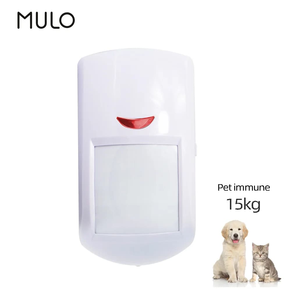 MULO PA96 Pet Immune PIR Motion Detector sensore a infrarossi compatibile 433MHz eV1527 sistema di allarme