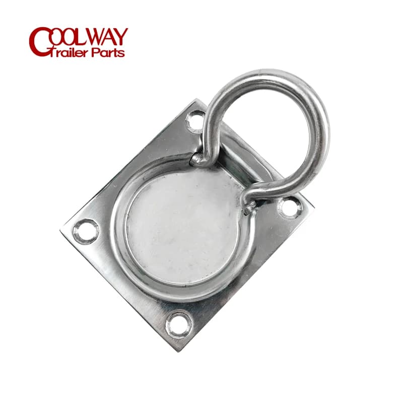 Anello di ancoraggio per corda da incasso in acciaio inossidabile Foro rotondo Ancoraggio per rimorchio Punto di ancoraggio Accessori per barche marine