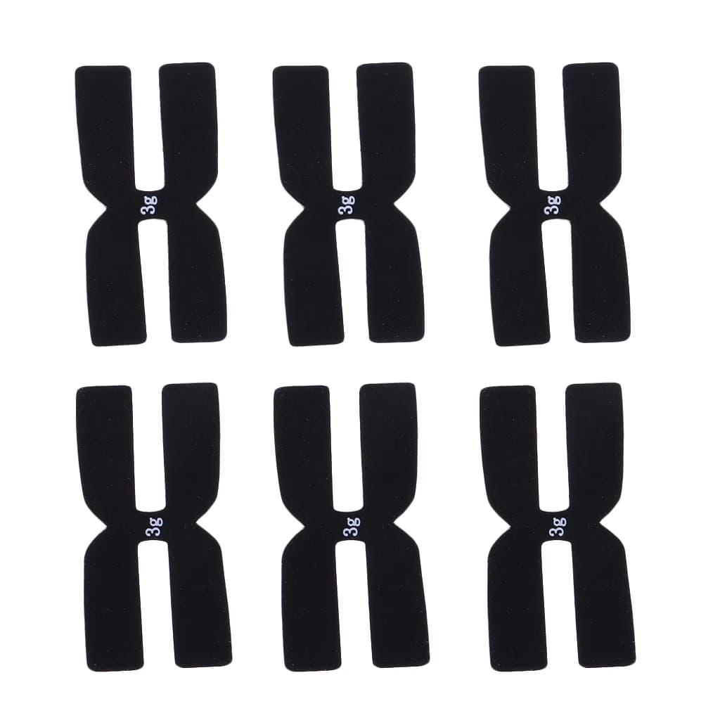 1/6 pieces weight strips and balance for tennis rack balancing tape for racket H shaped silicone balance bar