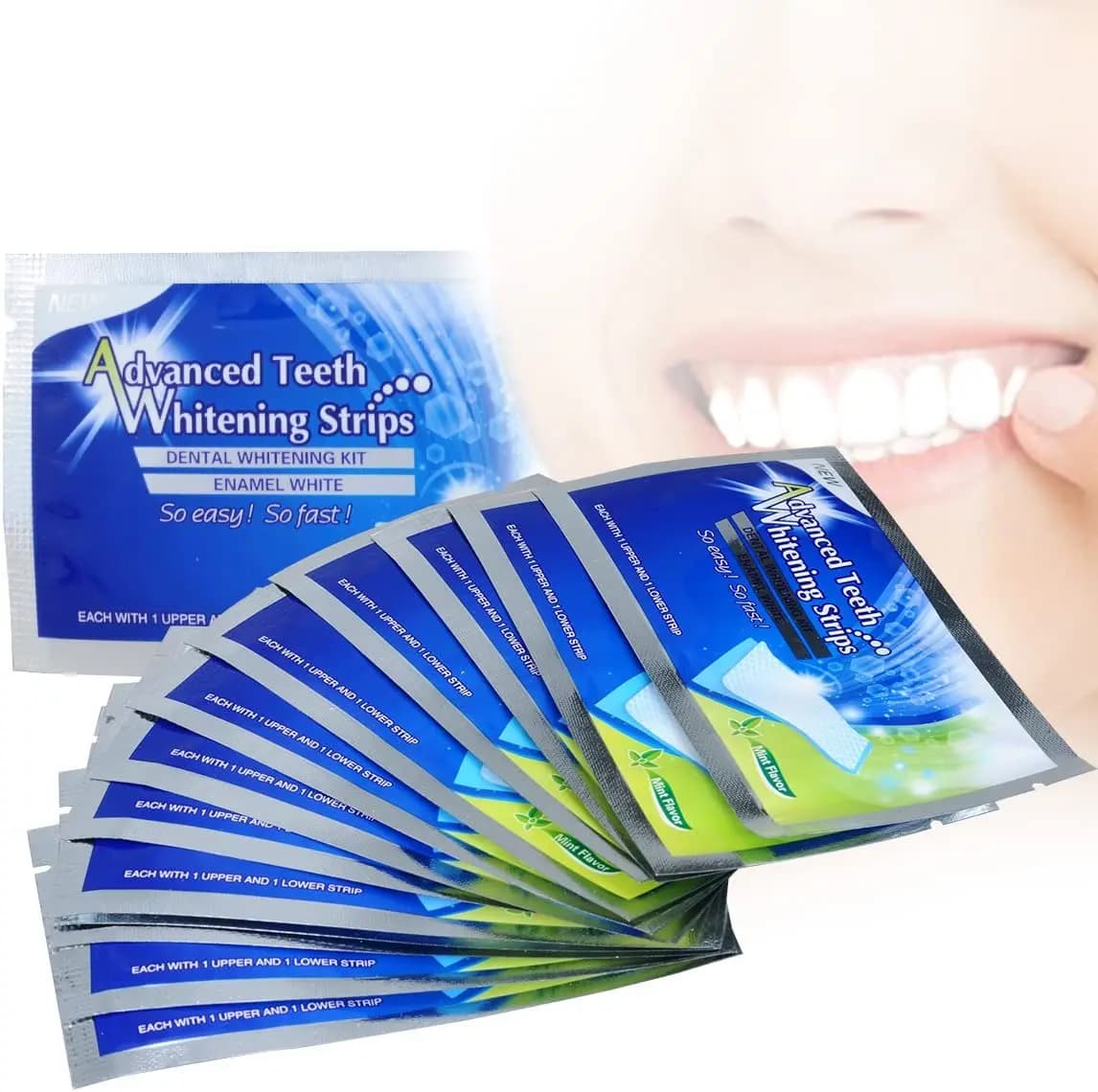 Professional gel teeth whitening strips teeth whitening tools for dental whitening removal stain oral hygiene