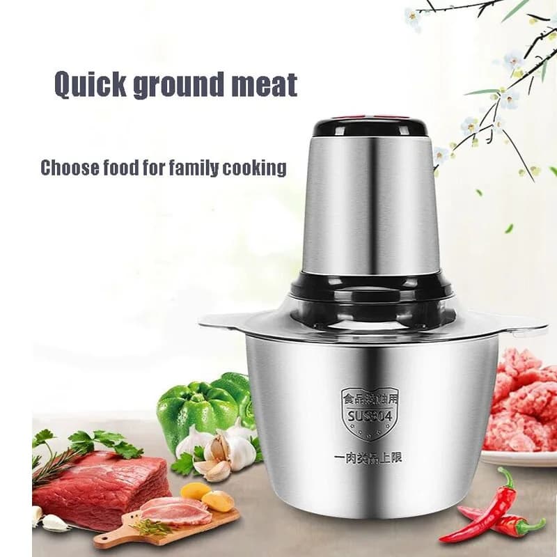 Robot da cucina portatile per frullatore domestico da 500 W con ciotola per tritatutto 3L spremiagrumi bottiglia di latte tritacarne macchina per alimenti per bambini