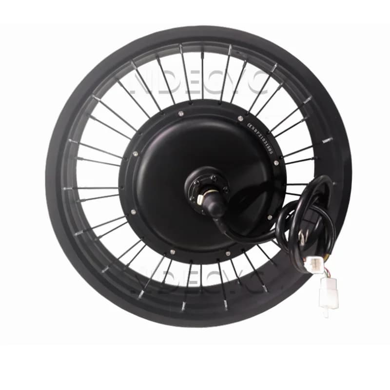 NBpower 170/190mm Caduta 48-96V 3000W 5000W Ruota motore Ruota motore bici grassa nera per 20x4.0 24x4.0 26x4.0