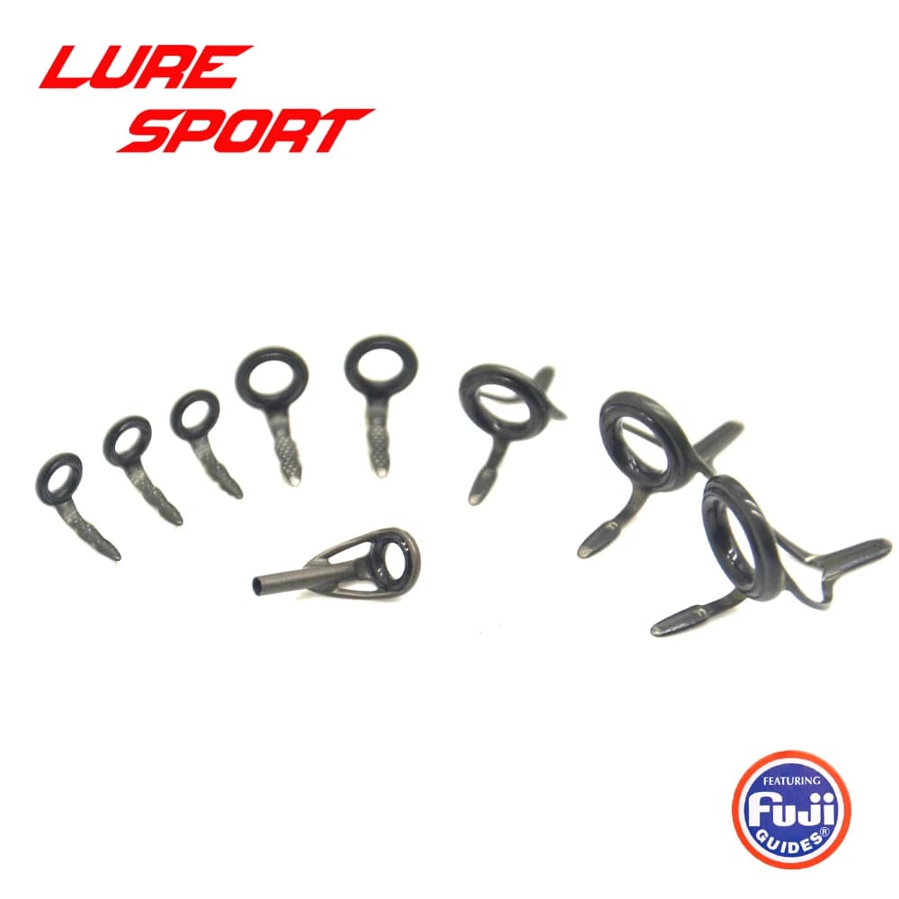 FUJI BCLOG BCLNOG guide BCFOT Top 8pcs 9pcs guida e Set superiore canna da costruzione riparazione di componenti da costruzione canna da pesca accessorio fai da te