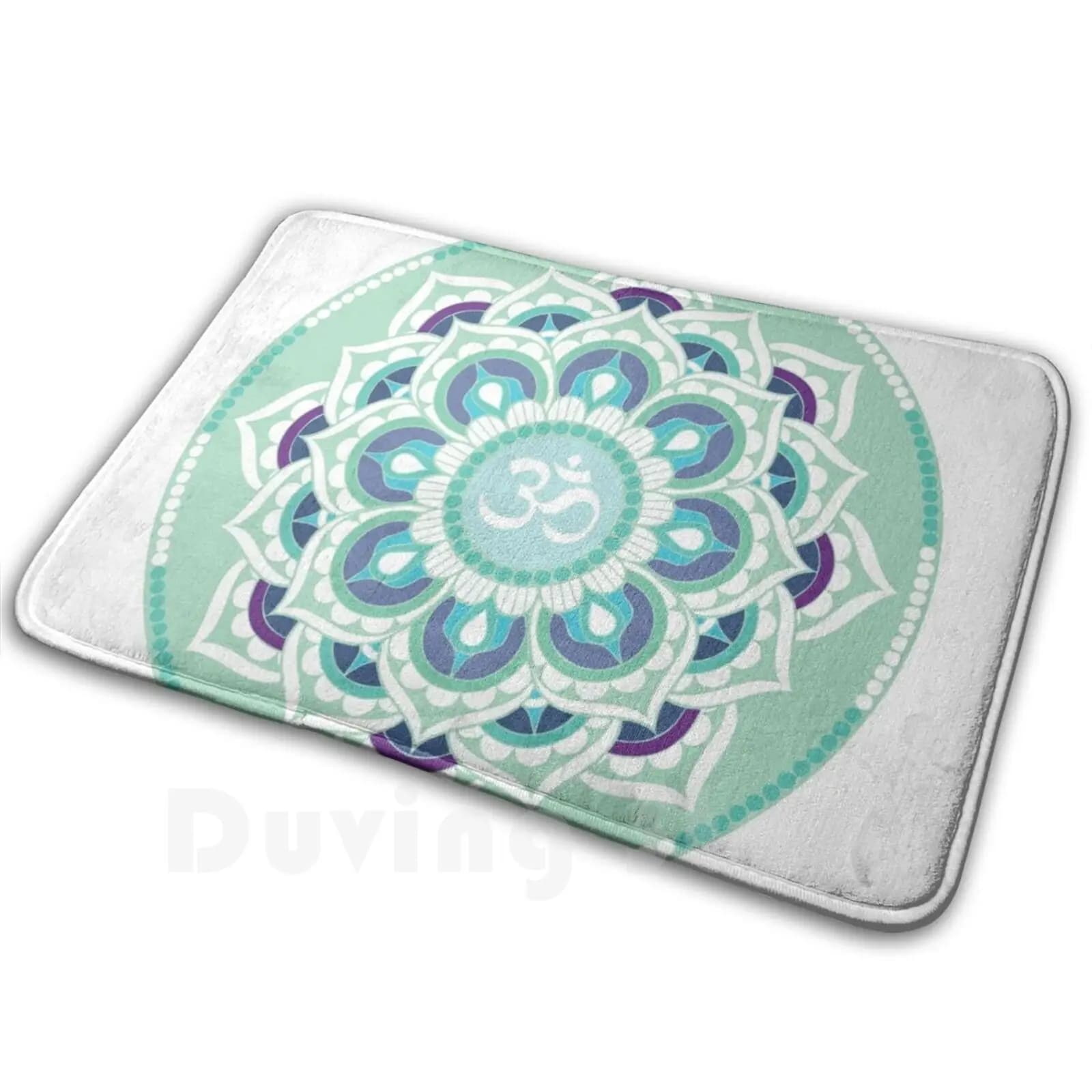 Mandala Healing Tappeto Tappetino Tappeto Cuscino Morbido Mandala Om Yoga Healing Mandala Verde