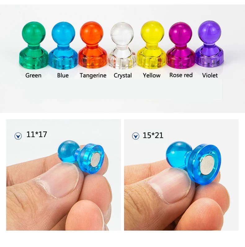 10 pz Push pin Office puntina da disegno forti magneti al neodimio coni magneti Super magnete bacheca scacchi perni magnetici