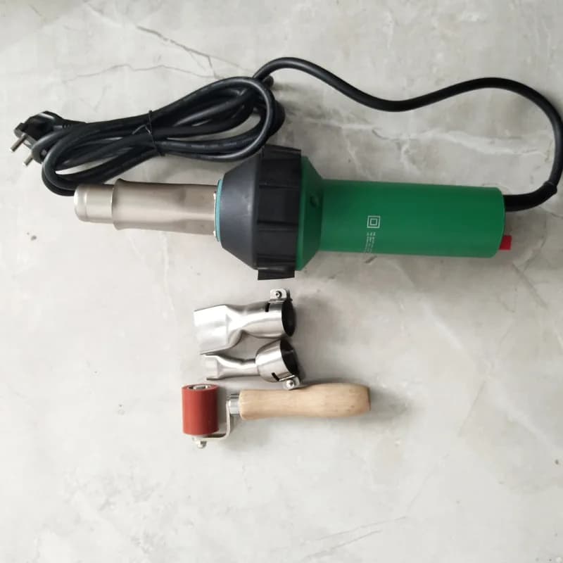 Macchina per sigillare il calore della telone Pistola per saldatura portatile Strumento semplice Strumento per saldatura per tenda in telone in PVC Pistola per saldatura portatile