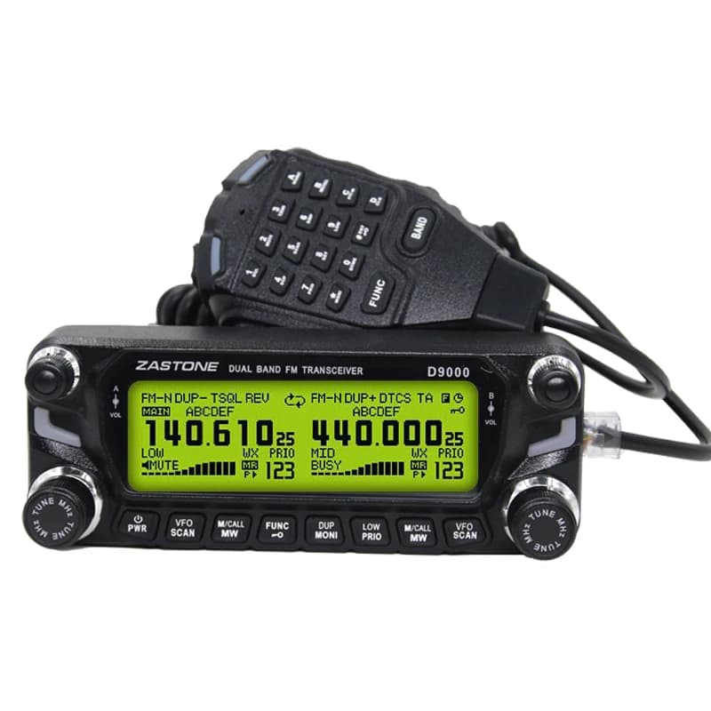 Zastone D9000 Ricetrasmettitore Ham Radio 512 Canali Ham Radio 50W 136-174MHz 400-520MHz Auto Walkie Talkie Comunicatore Radio Mobile