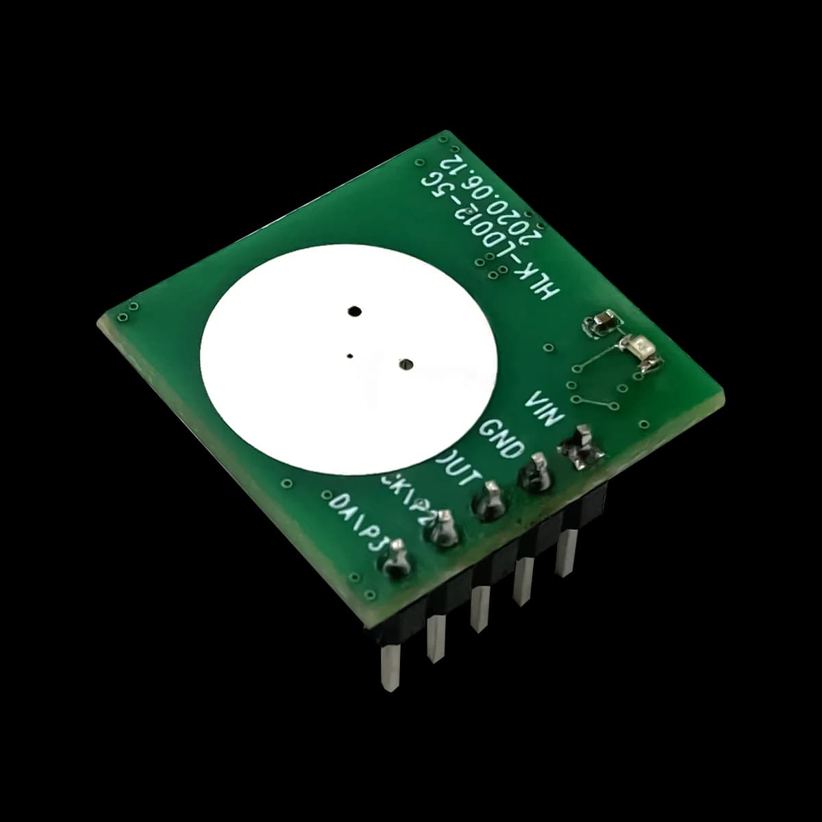 Spedizione Gratuita Modulo Sensore Radar a Microonde 5.8G HLK-LD012 DC 2.2V-4.8V Rilevatore di Distanza a Bassissimo Consumo LD012 per Casa Intelligente