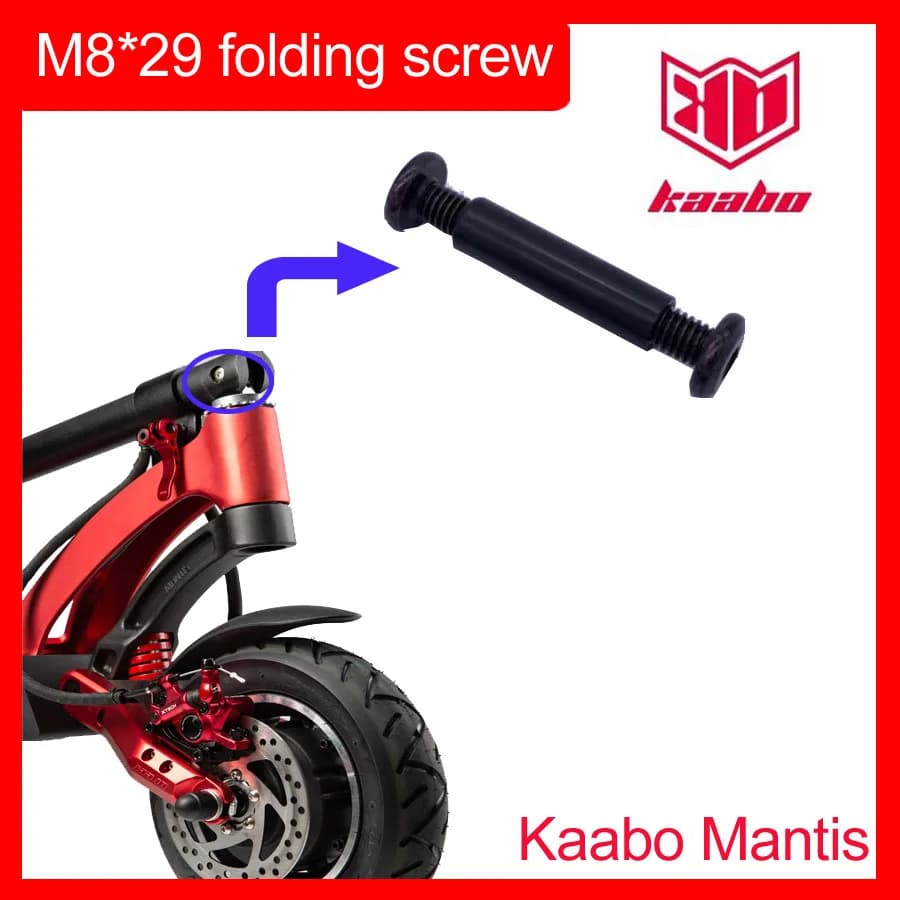 Mantis M8x29 vite di testa pieghevole coppia di parti pieghevoli vite per accessori per Scooter elettrici Kaabo