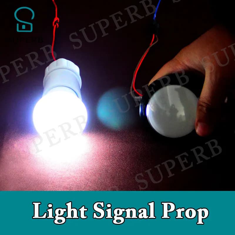 Il maggiore escape rom prop Light Signal Prop pressione il pulsante nella frequenza giusta come inviare un messaggio tramite lampadina per sbloccare