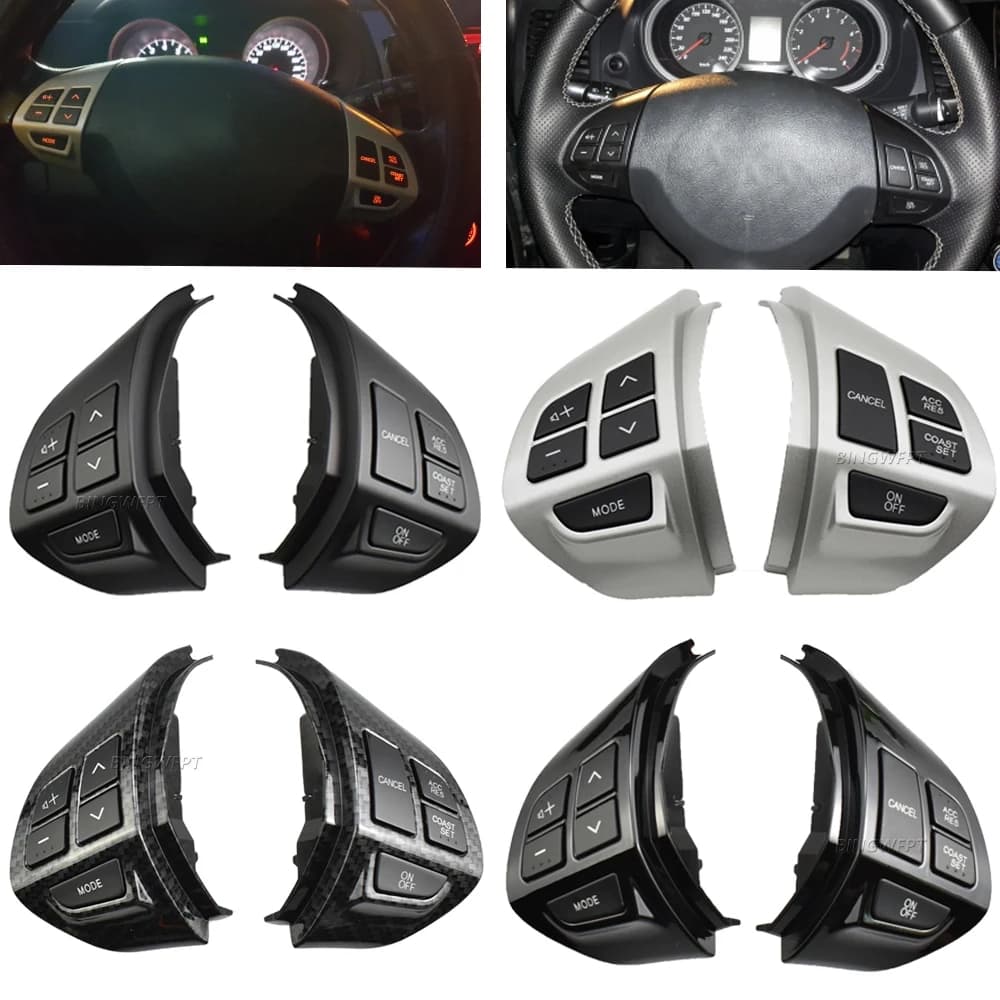 Interruttore di controllo della velocità con pulsante volante multifunzione (4 colori disponibili) per MITSUBISHI LANCER OUTLANDER ASX 2007 - 2011