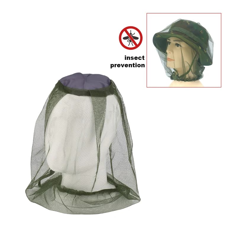 Cappello Protettivo Anti-Insetti e Zanzare con Rete per Pesca e Campeggio all'Aperto