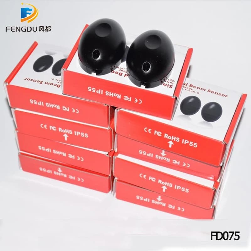 10 paia/lotti 10m 12VAC/DC Sensore a infrarossi per fotocellula cablata di sicurezza per porte automatiche e apriscatole per cancelli da garage