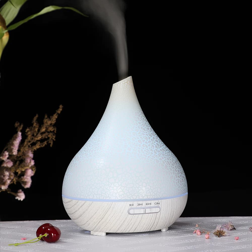 400ML Ultrasonic Air Humidifier Aroma Essential Oil Diffuser Wood Aromatherapy Remote Control humidificador air vaporizer