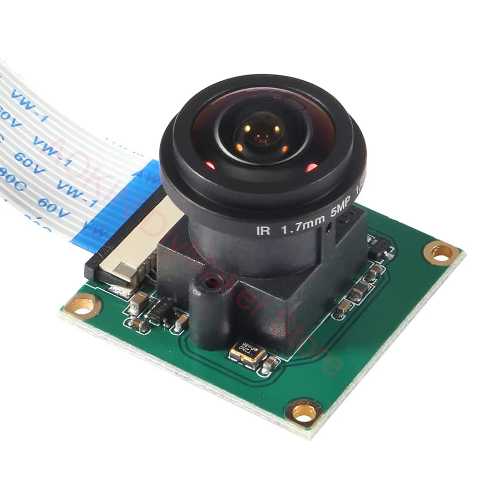 Modulo Telecamera Raspberry Pi OV5647 5MP 175 Gradi Wide Angle Fisheye Lens Raspberry Pi 4/ 3 Modello B Macchina Fotografica modulo