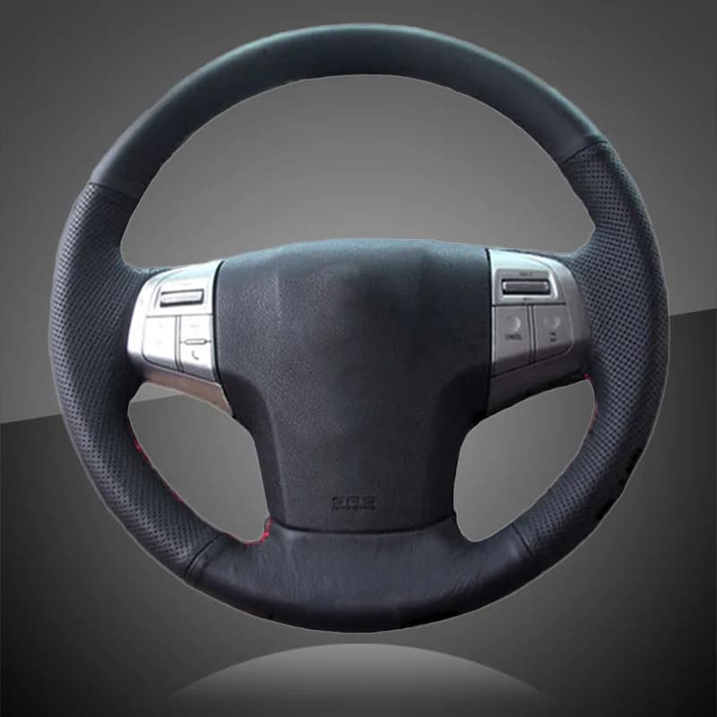 Treccia automatica personalizzata sul coprivolante per Isuzu Coprivolante per auto fai da te Accessori interni Car-styling