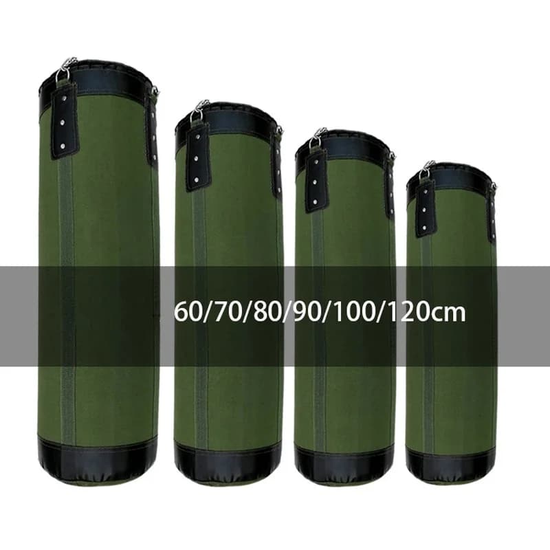 80/100cm Kick Boxing Bag Adult Sandbag MMA Muay Thai Taekwondo Sport Fitness Training Men Boxing Exercise Equipment