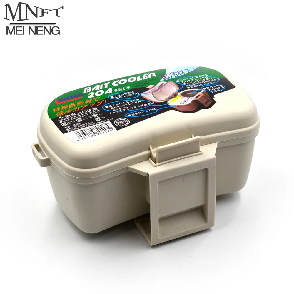 MNFT 1Pcs Fishing Bait Box Constant Temperature Fishing Live Bait Container Waist Hanging Red Worm Live Bait Storage Boxs